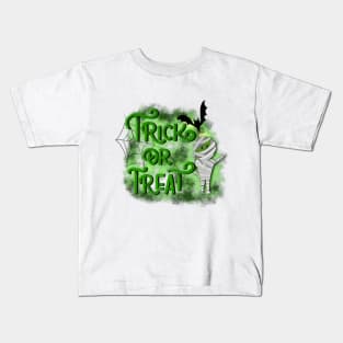 Trick or treat cute mummy Kids T-Shirt